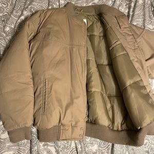 Cream Windbreaker jacket
